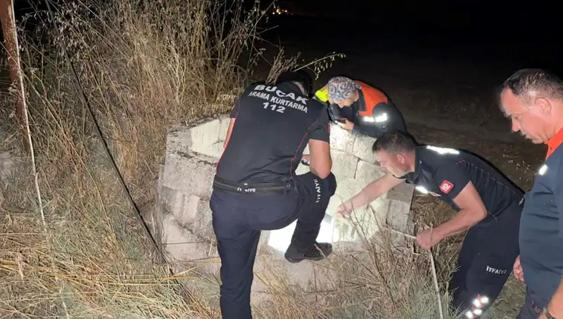 Burdur'da Kuyuya Düşen Kedi, İtfaiye Ekibi Tarafından Kurtarıldı!