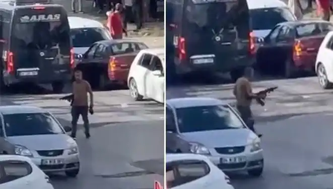 Başakşehir'de Pompalı Tüfekle Sokağa Çıkan Kişi Korku Dolu Anlar Yaşattı