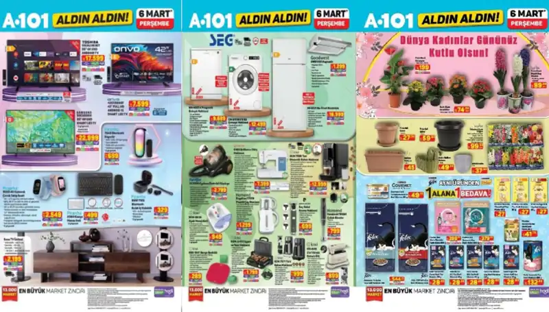 A101 Aktüel Ürünler Kataloğu: 6 Mart'ta Kaçırılmayacak Fırsatlar Geliyor!