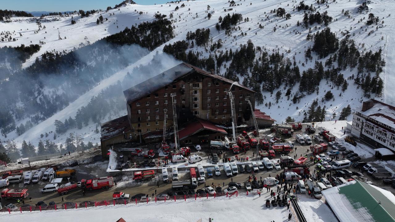 Kartalkaya'daki Otel Yangınında Tutuklanan 6 Zanlı