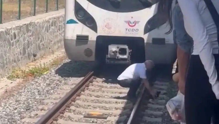 Marmaray Makinistinin Kediyi Kurtarma Hamlesi Takdir Topladı