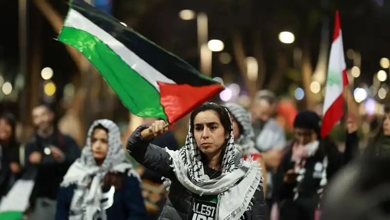 Meksika'ya İsrail'in Gazze Saldırıları Karşıtı Büyük Protesto Dalga Dalgası