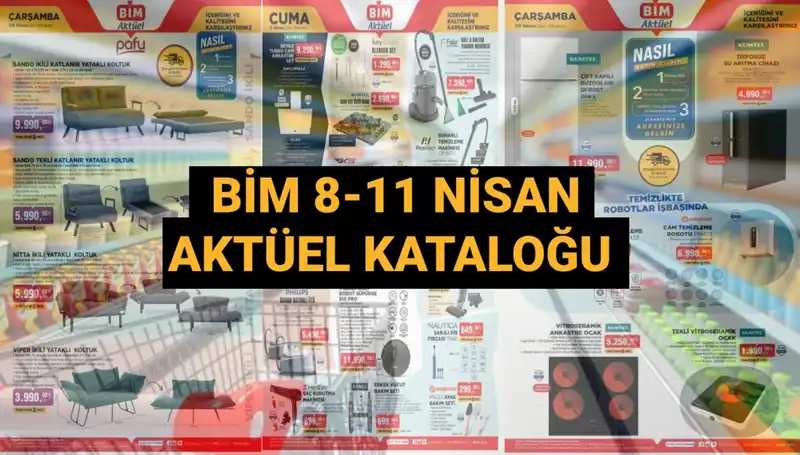 BİM 8-11 Nisan Aktüel Kataloğunda Kaçırılmayacak Fırsatlar