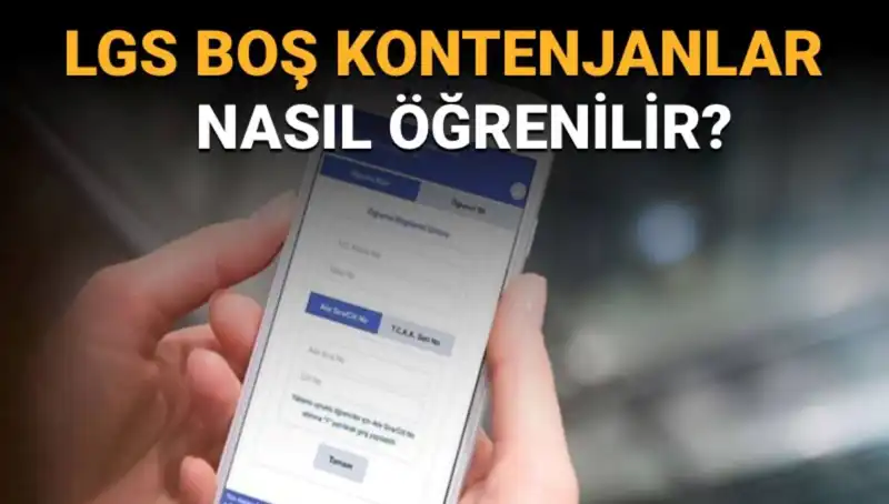 LGS Boş Kontenjanlar ve Taban Puanlar: Nasıl Öğrenilir?